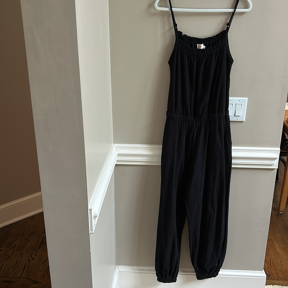 Phie Collective French Terry Cloth Long Jumper Black XL